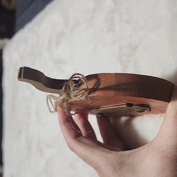 WOODEN PUMPKIN ๐ DECORATIVE -- BLESSED. - Picture 3 of 4